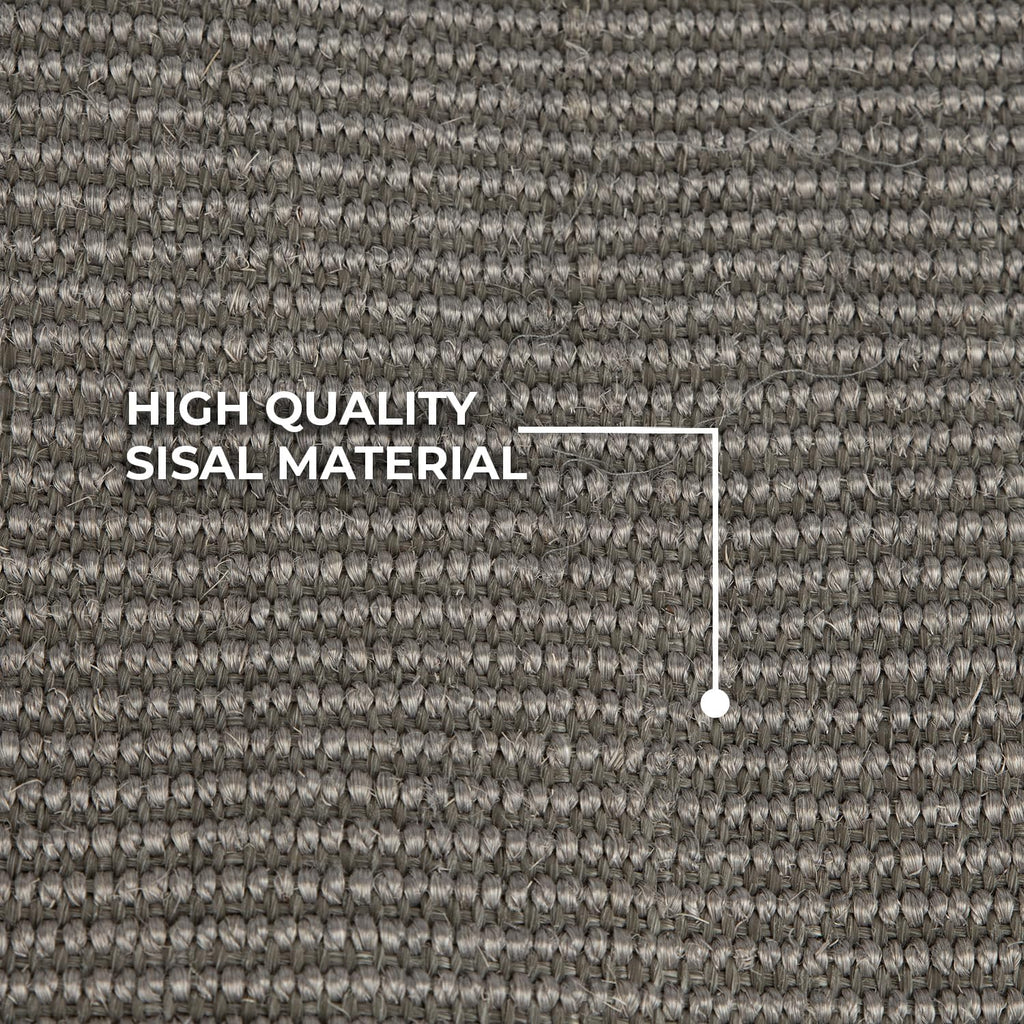 Catify Hanging Cat Scratcher - Log, Gray | Cat Door Scratcher, Scratching Mat, Heavy Duty Sisal, Furniture Protector, Safe for Paws, Non-Slip, Durable, Multi-Functional
