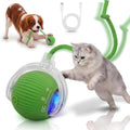 Cat & Small Dog Automatic Moving Ball 2.0 - Interactive Toy [Green]