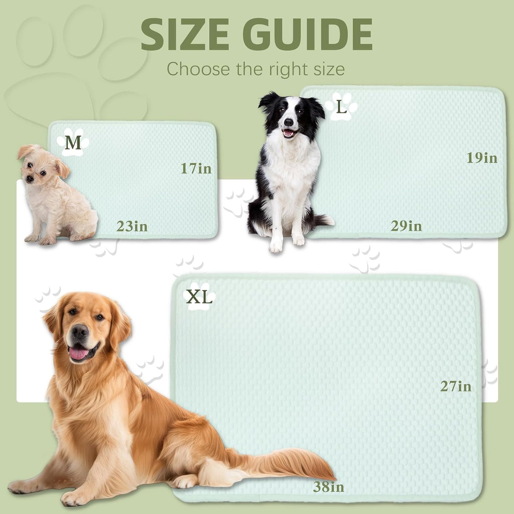 Dog Cooling Mats,Foldable Non-Slip Washable Arc-Chill Cool Pad | Cooling Pad for Dogs Q-Max 0.45 Absorbs Pet Heat Fast,Suit for Indoor Outdoor Summer Use for Cats Dogs