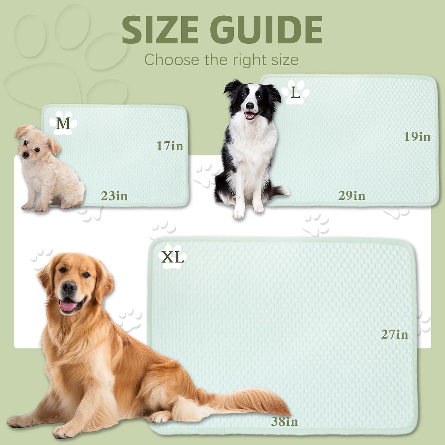 Dog Cooling Mats,Foldable Non-Slip Washable Arc-Chill Cool Pad | Cooling Pad for Dogs Q-Max 0.45 Absorbs Pet Heat Fast,Suit for Indoor Outdoor Summer Use for Cats Dogs