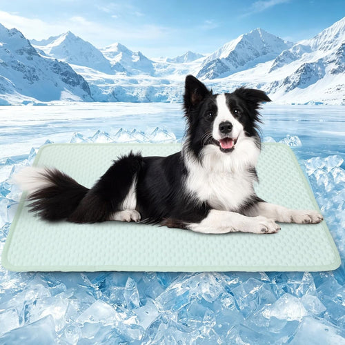 Dog Cooling Mats,Foldable Non-Slip Washable Arc-Chill Cool Pad | Cooling Pad for Dogs Q-Max 0.45 Absorbs Pet Heat Fast,Suit for Indoor Outdoor Summer Use for Cats Dogs