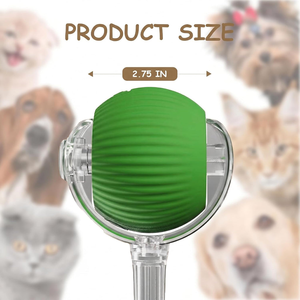 Cat & Small Dog Automatic Moving Ball 2.0 - Interactive Toy [Green]